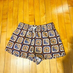 Urban Outfitters Multicolor Geometric Sweat Shorts